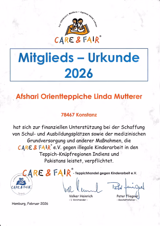 Mitglied bei CARE & FAIR