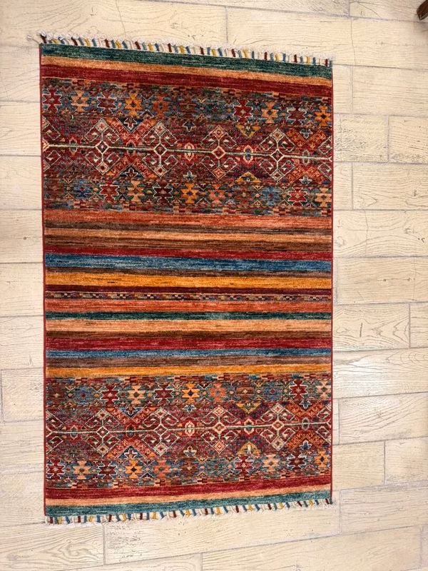Schabargan, neu, ca. 127x81 cm, reine Wolle, handgeknüpft, Art.-Nr. 0194 *