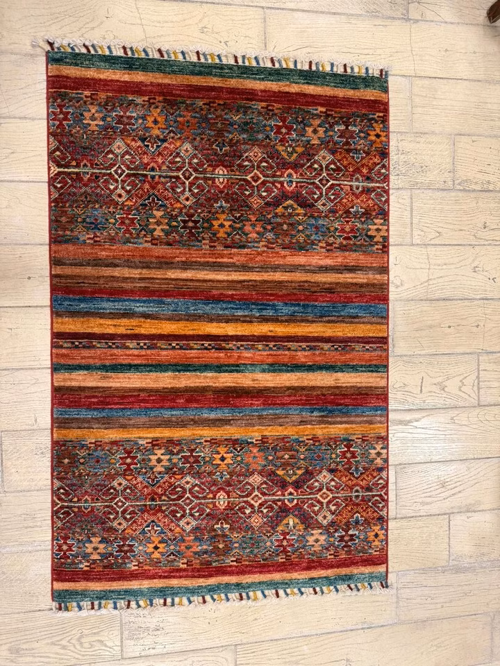 Schabargan, neu, ca. 127x81 cm, reine Wolle, handgeknüpft, Art.-Nr. 0194 *
