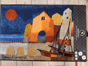 Matte, SALONLOEWE, Segelboot, ca. 50 x 75 cm, neu, Artikel-Nr. 0112 *