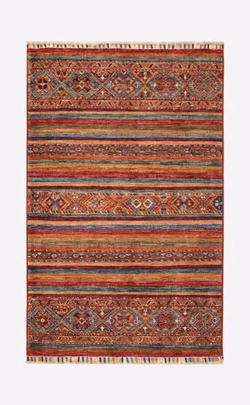 Shabargan, reine Wolle, fein, ca. 130 x 83 cm, neu, Artikel-Nr. 0120