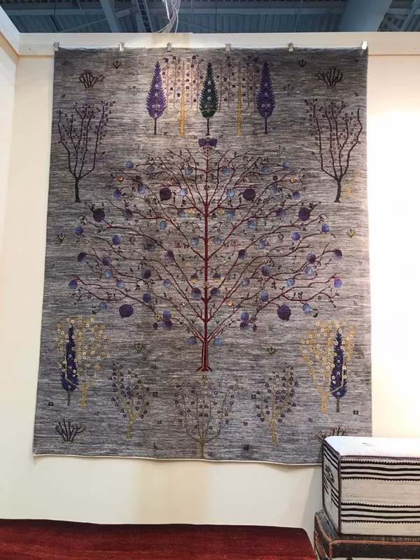 Loribaf Persien reine Schurwolle Naturfarben ca. 220 x 300 cm, neu, Artikel-Nr. 0100