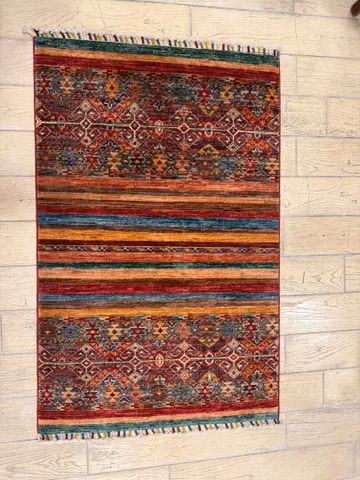 Schabargan, neu, ca. 127x81 cm, reine Wolle, handgeknüpft, Art.-Nr. 0194 *